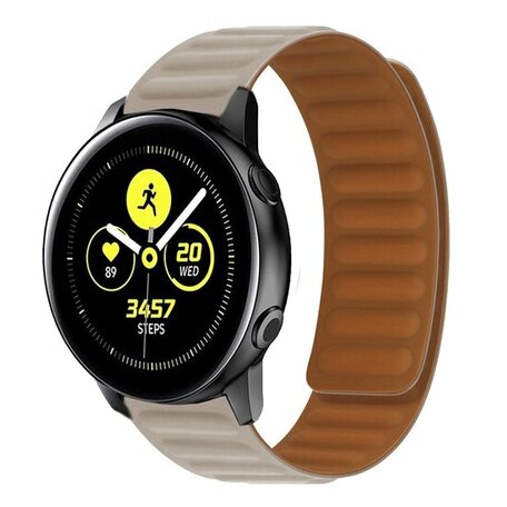 Siliconen Loop bandje - Khaki - Samsung Galaxy Watch - 42mm
