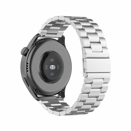 Garmin Vivoactive 4 / 4L - Stalen schakelband - Zilver