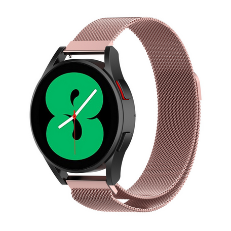 Garmin Vivoactive 4 / 4L - Milanese bandje - Rosé goud