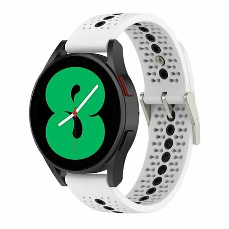 Garmin Vivoactive 4 / 4L - Dot Pattern bandje - Wit