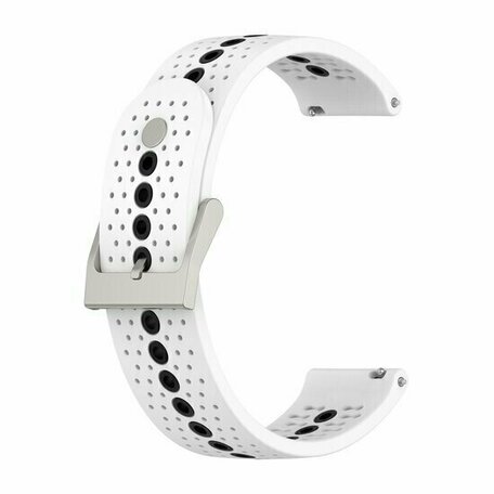 Garmin Vivoactive 4 / 4L - Dot Pattern bandje - Wit