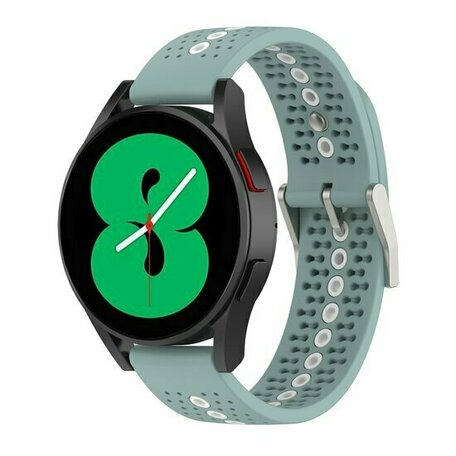 Garmin Vivoactive 4 / 4L - Dot Pattern bandje - Groenblauw