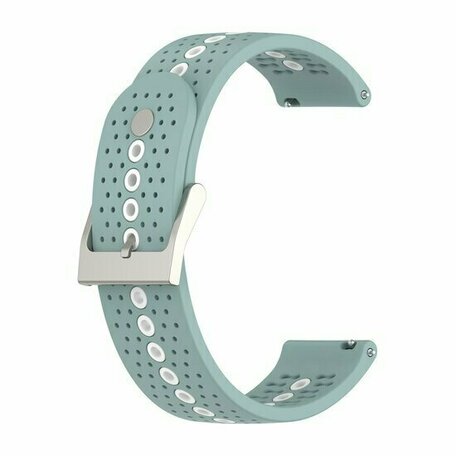 Garmin Vivoactive 4 / 4L - Dot Pattern bandje - Groenblauw