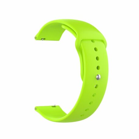 Garmin Vivoactive 4s / Venu 2s / Vivomove 3s / Forerunner 255s - Sportbandje - Maat: Small - Lichtgroen