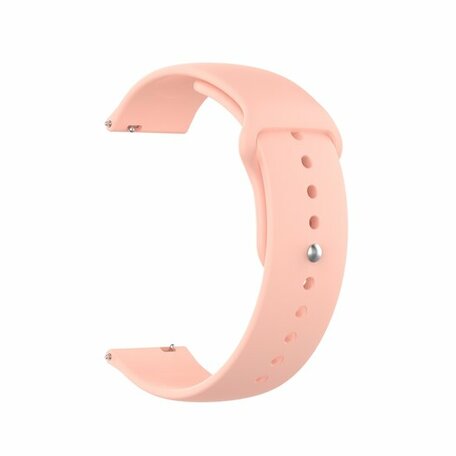 Garmin Vivoactive 4s / Venu 2s / Vivomove 3s / Forerunner 255s - Sportbandje - Maat: Large - Zalm roze