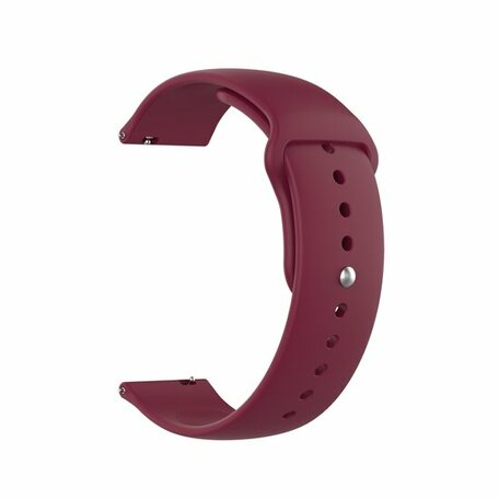 Garmin Vivoactive 4s / Venu 2s / Vivomove 3s / Forerunner 255s - Sportbandje - Maat: Large - Bordeaux