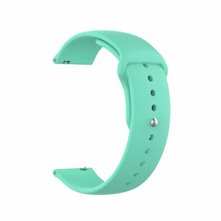 Garmin Vivoactive 4s / Venu 2s / Vivomove 3s / Forerunner 255s - Sportbandje - Maat: Large - Zee groen