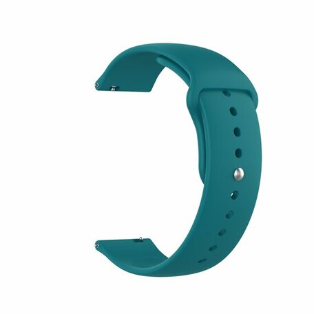 Garmin Vivoactive 4s / Venu 2s / Vivomove 3s / Forerunner 255s - Sportbandje - Maat: Large - Dennengroen