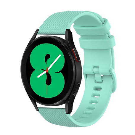 Garmin Vivoactive 4s / Venu 2s / Vivomove 3s / Forerunner 255s - Sportband met motief - Turquoise