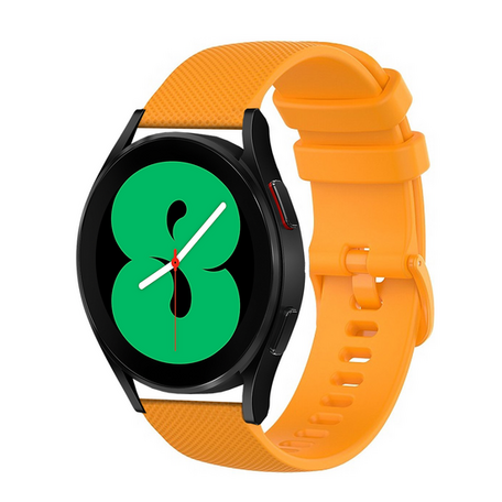 Garmin Vivoactive 4s / Venu 2s / Vivomove 3s / Forerunner 255s - Sportband met motief - Oranje
