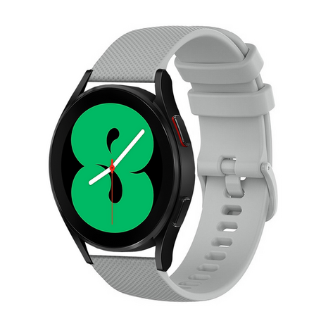 Garmin Vivoactive 4s / Venu 2s / Vivomove 3s / Forerunner 255s - Sportband met motief - Grijs