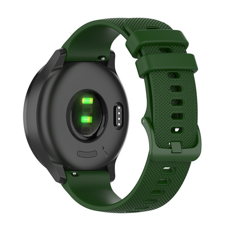 Garmin Vivoactive 4s / Venu 2s / Vivomove 3s / Forerunner 255s - Sportband met motief - Groen