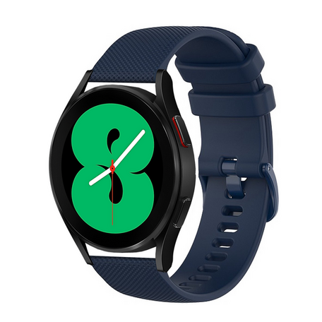 Garmin Vivoactive 4s / Venu 2s / Vivomove 3s / Forerunner 255s - Sportband met motief - Donkerblauw