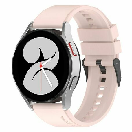 Garmin Vivoactive 5 / Vivoactive 3 - Siliconen gesp bandje - Lichtroze