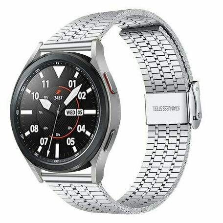 Garmin Vivomove 3 / HR / Luxe / Sport / Style / Trend - Stalen bandje - Zilver