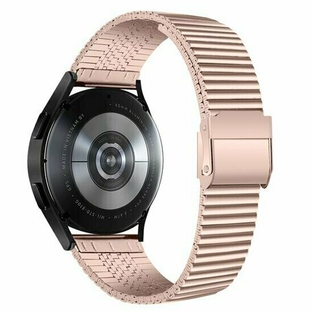 Garmin Vivomove 3 / HR / Luxe / Sport / Style / Trend - Stalen RVS bandje - Rosé goud