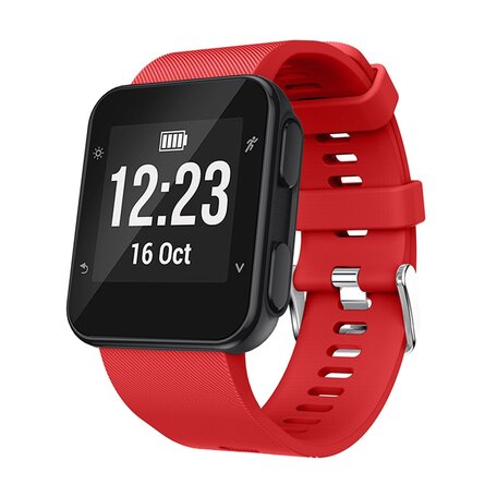 Siliconen bandje - Rood - Garmin Forerunner 35 / 30