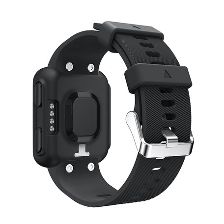 Siliconen bandje - Zwart - Garmin Forerunner 35 / 30