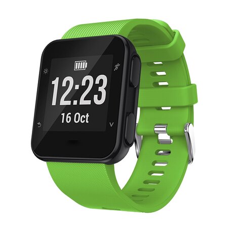 Siliconen bandje - Groen - Garmin Forerunner 35 / 30