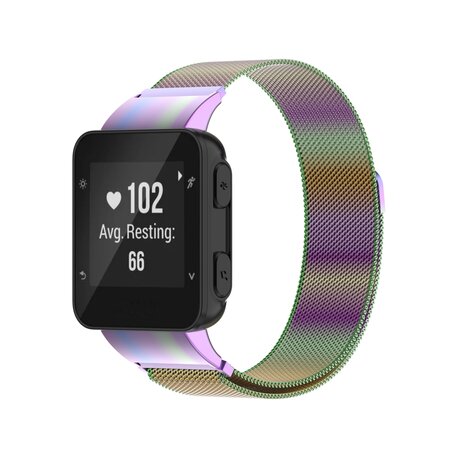 Garmin Forerunner 35 / 30 - Milanese bandje - Multicolor