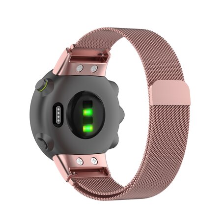 Garmin Forerunner 45 / 45S - Milanese bandje - Rosé goud