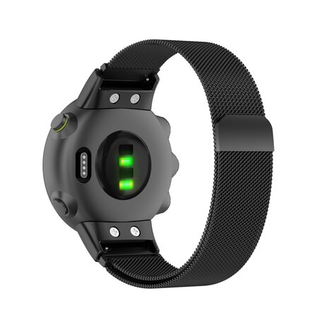 Garmin Forerunner 45 / 45S - Milanese bandje - Zwart