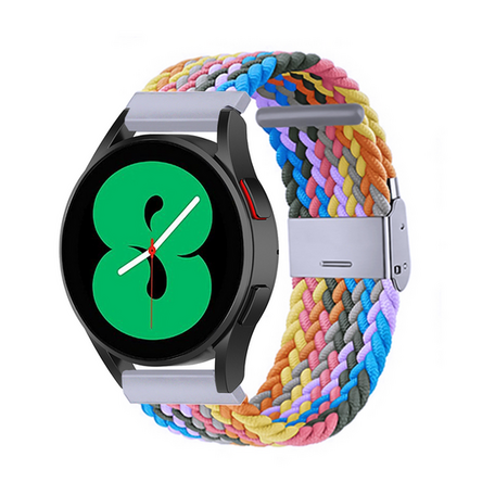 Garmin Forerunner 55 / 245 / 645 - Braided nylon bandje - Multicolor Spring