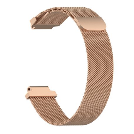 Garmin Forerunner 220 / 230 / 235 / 620 / 630 / 735 (XT) - Milanese bandje - Large - Champagne goud