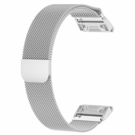 Milanese bandje -Zilver - Garmin Forerunner 745 / 935 / 945 / 955 / 965