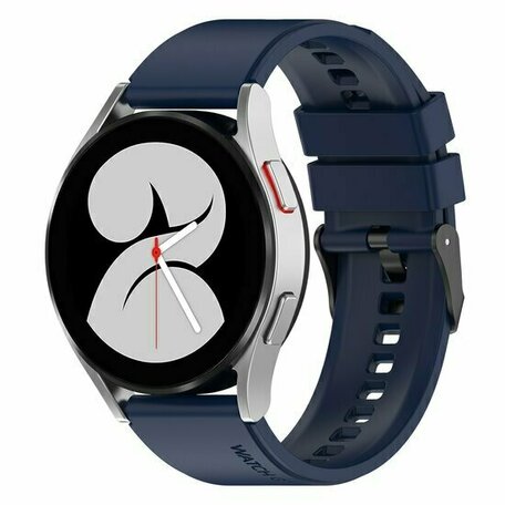 Garmin Venu / Sq / Sq2 / 2 plus - Siliconen gesp bandje - Donkerblauw