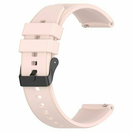 Garmin Venu / Sq / Sq2 / 2 plus - Siliconen gesp bandje - Lichtroze