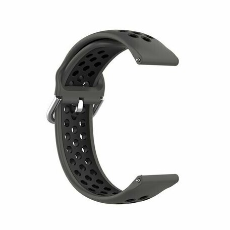 Garmin Venu / Sq / Sq2 / 2 plus - Siliconen sportbandje met gesp - Zwart