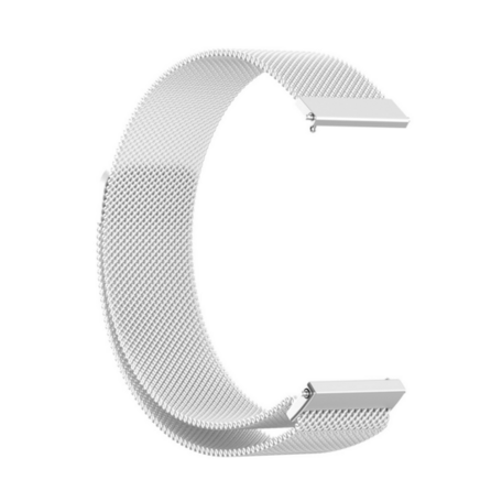 Garmin Venu / Sq / Sq2 / 2 plus - Milanese bandje - Zilver