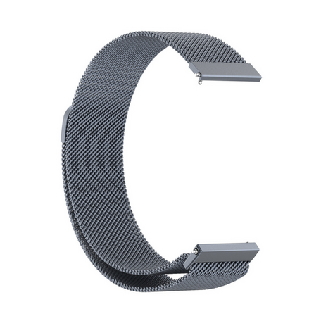 Garmin Venu / Sq / Sq2 / 2 plus - Milanese bandje - Space Grey