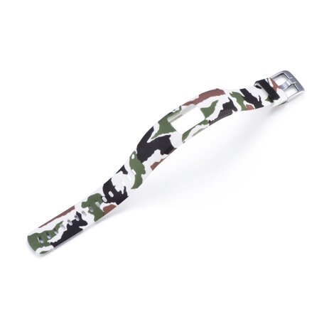 Siliconen sportbandje - Camouflage - Garmin Vivofit 4