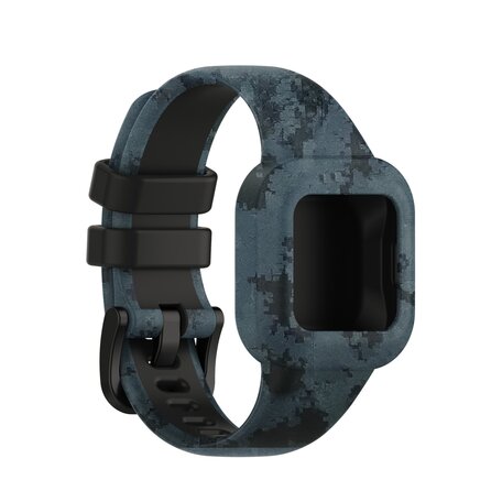 Siliconen bandje met print  - Camouflage - Garmin Vivofit Junior 3