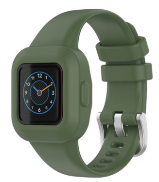 Siliconen one color bandje  - Groen - Garmin Vivofit Junior 3