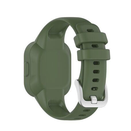 Siliconen one color bandje  - Groen - Garmin Vivofit Junior 3