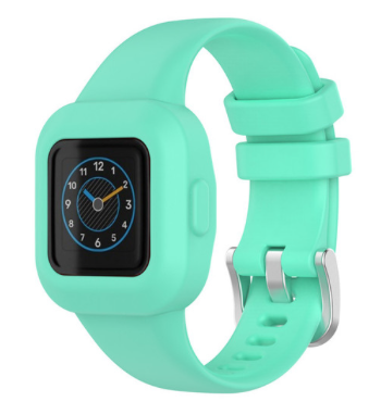 Siliconen one color bandje - Lichtgroen - Garmin Vivofit Junior 3