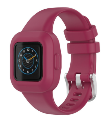 Siliconen one color bandje - Bordeaux - Garmin Vivofit Junior 3