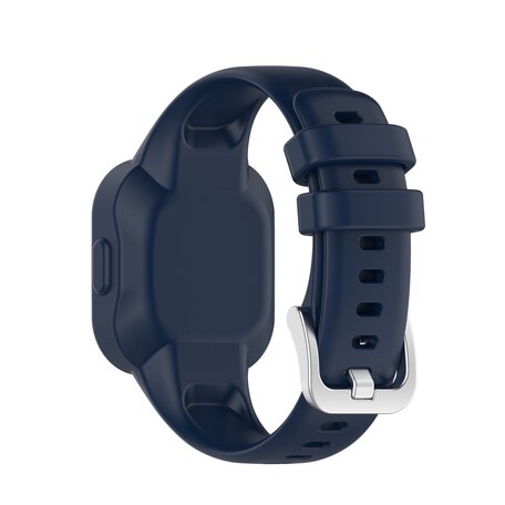 Siliconen one color bandje - Donkerblauw - Garmin Vivofit Junior 3