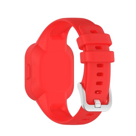 Siliconen one color bandje - Rood - Garmin Vivofit Junior 3