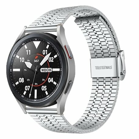 Stalen bandje - Zilver - Samsung Galaxy Watch - 42mm