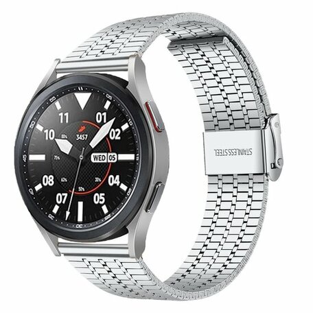 Stalen bandje - Zilver - Samsung Galaxy Watch Active 2