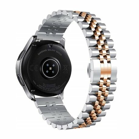Stalen band - Zilver / rosé goud - Samsung Galaxy Watch 3 - 41mm