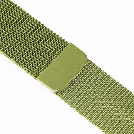 Milanese RVS bandje - Groen - Geschikt voor Apple Watch 38mm / 40mm / 41mm