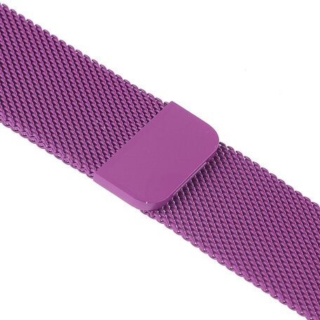 Milanese RVS bandje - Paars - Geschikt voor Apple Watch 42mm / 44mm / 45mm / 49mm