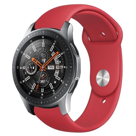 Rubberen sportband - Rood - Samsung Galaxy Watch 3 - 45mm