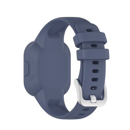 Siliconen one color bandje - Blauwgrijs - Garmin Vivofit Junior 3