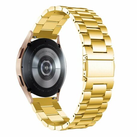 Stalen schakelband - Goud - Samsung Galaxy Watch 5 (Pro) - 40mm / 44mm / 45mm